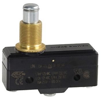 HONEYWELL Lg Basic Snap Swch 15A SPDT Pnl Mt Plngr, 24A054