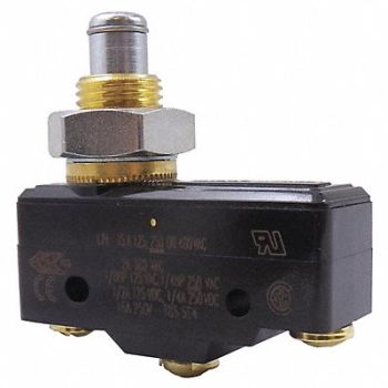 HONEYWELL Lg Basic Snap Swch 15A SPDT Pnl Mt Plngr, 24A056
