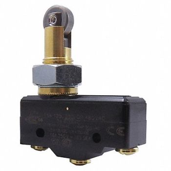 HONEYWELL Lg Basic Snap Swch 15A SPDT Pnl Mt Plngr, 24A060