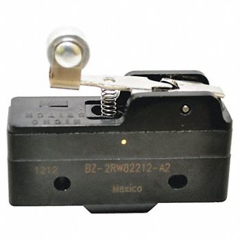 HONEYWELL Lg Basic Swch 15A SPDT Shrt Roller Lever, 24A073
