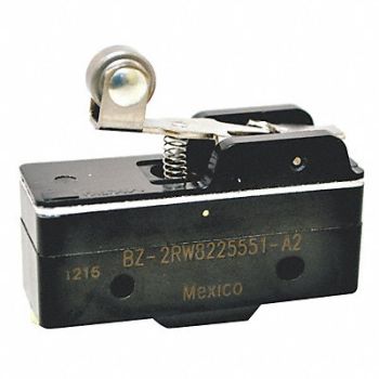 HONEYWELL Lg Basic Swch 15A SPDT Shrt Roller Lever, 24A076