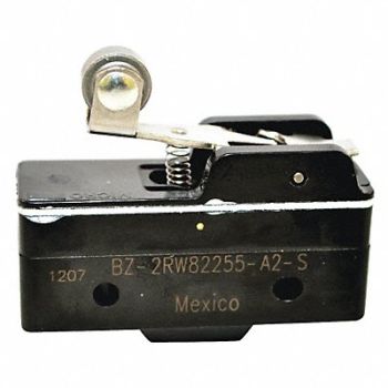 HONEYWELL Lg Basic Swch 15A SPDT Shrt Roller Lever, 24A077