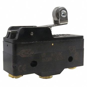 HONEYWELL Lg Basic Snap Swch 1A SPDT Roller Lever, 24A078