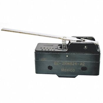 HONEYWELL Lg Basic Snap Switch 15A SPDT Long Lever, 24A083