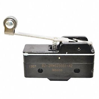 HONEYWELL Lg Basic Swch 15A SPDT Lng Roller Lever, 24A084