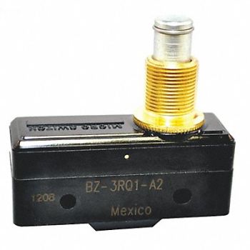 HONEYWELL Lg Basic Snap Swch 15A SPDT Pnl Mt Plngr, 24A097
