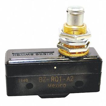 HONEYWELL Lg Basic Snap Swch 15A SPDT Pnl Mt Plngr, 24A112