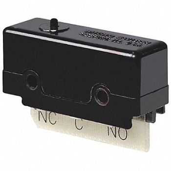HONEYWELL Lg Basic Snap Swch 10A DPDT Pin Plunger, 24A126