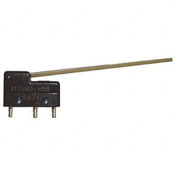 HONEYWELL Sub-Mini Snap Swch 5A SPDT Strt Lever, 24A178