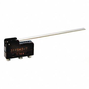 HONEYWELL Sub-Mini Snap Swch 5A SPDT Strt Lever, 24A179