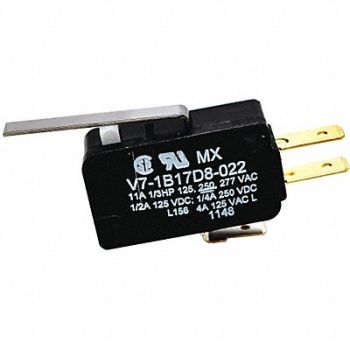 HONEYWELL Premium Mini Swch 3A SPDT Shrt Strt Levr, 24A241