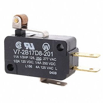 HONEYWELL Prmium Mini Swch 3A SPDT Shrt Rollr Levr, 24A281