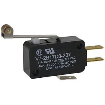 HONEYWELL Premium Mini Swch 3A SPDT Lng Rollr Levr, 24A282