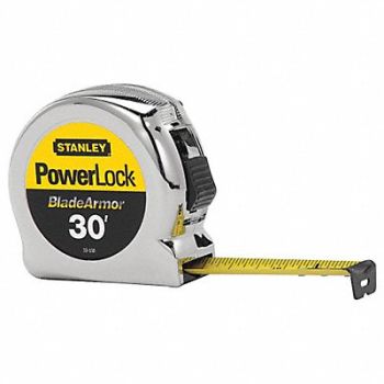 STANLEY Tape Measure 1 In x 30 ft Yellow/Black, 24A343