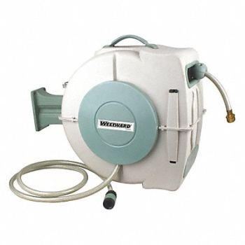 WESTWARD Spring Return Hose Reel Wall 1/2 65 ft, 24AD42