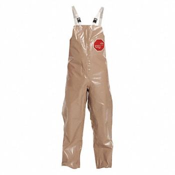 DUPONT Bib Overall Tan Elastic XL PK6, 24AE90