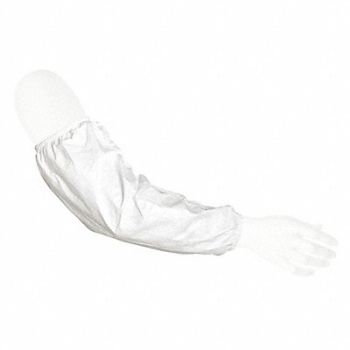 DUPONT Disposable Sleeve White 18 PK100, 24AF71