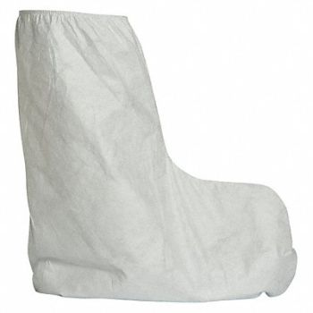 DUPONT Boot Covers Universal White PK100, 24AH01