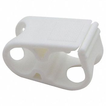 DYNALON Clamp PP White PK25, 24AM83
