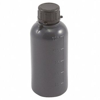 DYNALON Bottle 125mL Plastic Narrow PK50, 24AM92