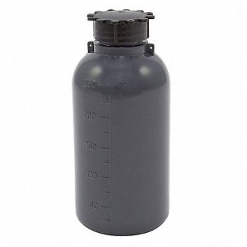 DYNALON Bottle 250mL Plastic Narrow PK50, 24AM93