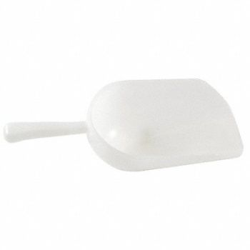 DYNALON Scoop Rounded HDPE 500mL White PK5, 24AN19