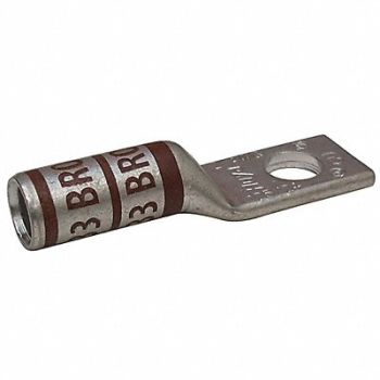 GRAINGER APPROVED OneHoleLugCmprsnConn Long Brown 33, 24C322