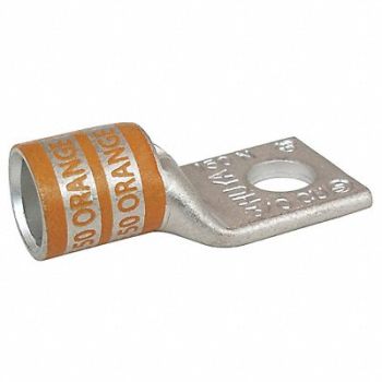 GRAINGER APPROVED OneHoleLugCmprsnConn Short Orange 50, 24C365