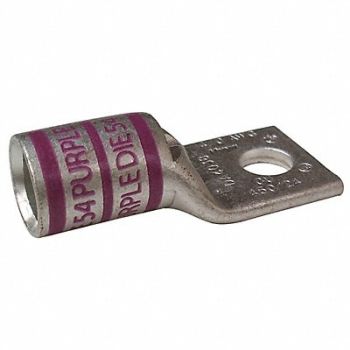 GRAINGER APPROVED OneHoleLugCmprsnConn Short Purple 54, 24C366