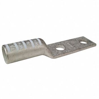 GRAINGER APPROVED TwoHoleLugCmprsnConn Long White 66, 24C412