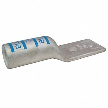 GRAINGER APPROVED TwoHoleLugCmprsnConn Long Blue 76, 24C414