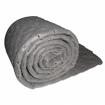 GRAINGER APPROVED Absorbent Roll Universal Gray 50 ft.L, 24C680