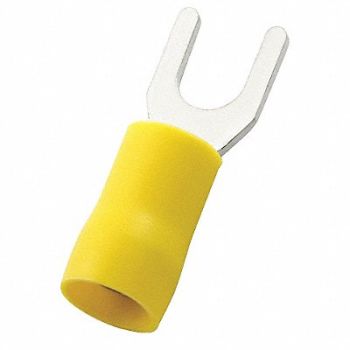 POWER FIRST Fork Terminal Tin Copper Yellow PK50, 24C949