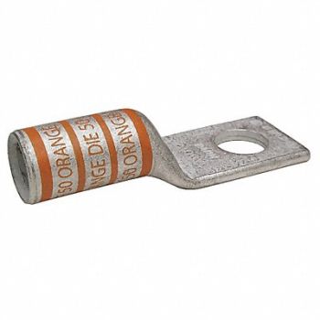 GRAINGER APPROVED OneHoleLugCmprsnConn Long Orange 50, 24D005