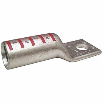 GRAINGER APPROVED OneHoleLugCmprsnConn Long Red 71, 24D009