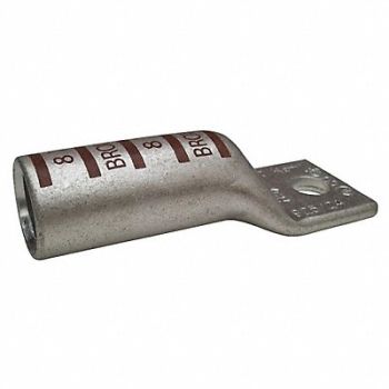 GRAINGER APPROVED OneHoleLugCmprsnConn Long Brown 87, 24D011