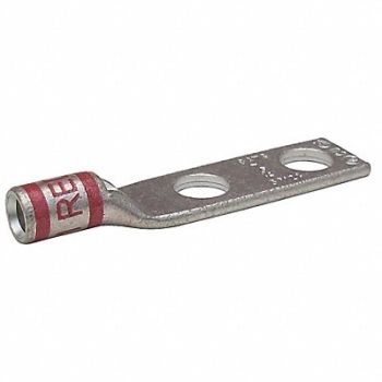 GRAINGER APPROVED TwoHoleLugCmprsnConn Short Red 21, 24D012