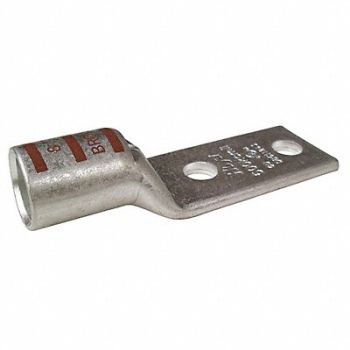 GRAINGER APPROVED TwoHoleLugCmprsnConn Short Brown 87, 24D020