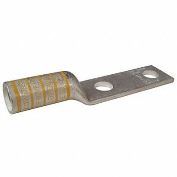 GRAINGER APPROVED TwoHoleLugCmprsnConn Long Yellow 62, 24D029