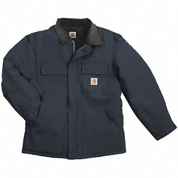 CARHARTT D7561 Coat Arctic Lnd Cotton Duck Dk Navy 2X, 24E461