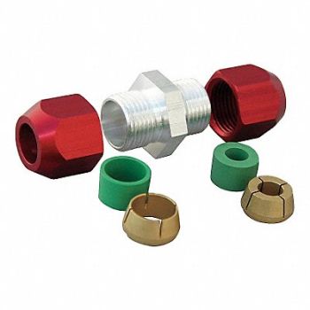AIRSEPT Line Splice Strght Reducer 3/8 -5/16 OD, 24EM79