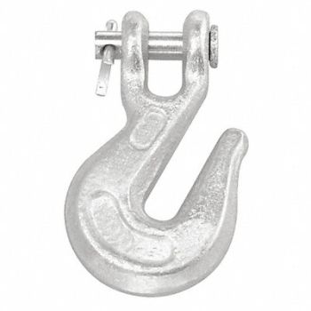 CAMPBELL Hook 1/4 in 2600 lb Clevis Carbon Steel, 49JN55