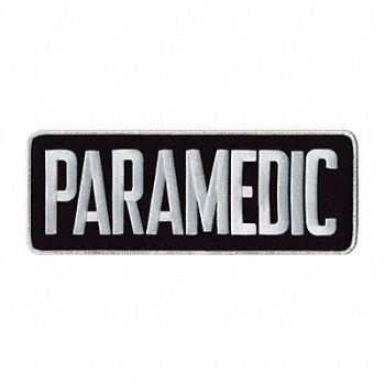 HEROS PRIDE Embrdrd Patch Paramedic Wht/Mid Navy, 24GR33