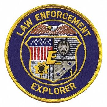 HEROS PRIDE Embrdrd Patch Law Enforcement Explorer, 24GR41