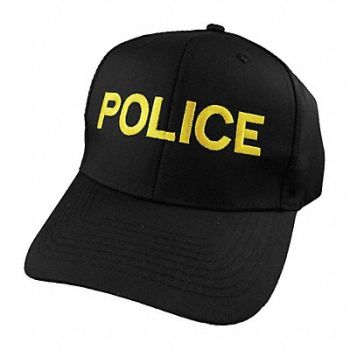HEROS PRIDE Police Hat Brim Black/Gold Universal, 24GR66