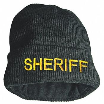 HEROS PRIDE Sheriff Watch Cap Beanie Black Universal, 24GR69