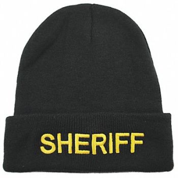 HEROS PRIDE Sheriff Watch Cap Beanie Black Universal, 24GR73