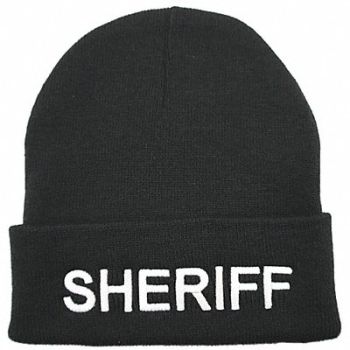 HEROS PRIDE Sheriff Watch Cap Beanie Black Universal, 24GR74
