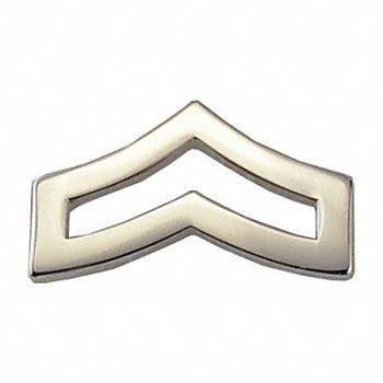 HEROS PRIDE Metal Rank Insignia CPL. Chevron Nckl PR, 24GT34