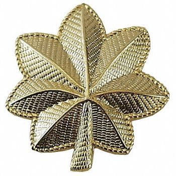HEROS PRIDE Metal Rank Insignia Maj. Leaf Gold PR, 24GT61